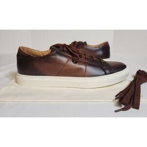 To Boot New York Adam Derrick Colton Brandy Nappa Calf Sneakers size 7.5M